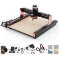 Twotrees TTC450 PRO CNC Router Machine + TC20 Laser Module + 500W Motor + 4th Axis Module + Vacuum Cleaner +End Mills