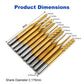 Twotrees 40 PCS End Mills CNC Router Bits