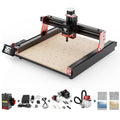 Twotrees TTC450 PRO CNC Router Machine + TC20 Laser Module + 500W Motor + 4th Axis Module + Vacuum Cleaner  +End Mills