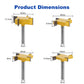 Twotrees 4 Flute T-slot milling cutter