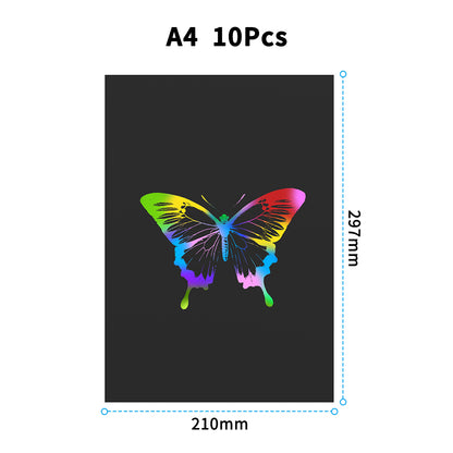 Twotrees Laser Engraving Machine Color Gradient Drawing Paper Set DIY