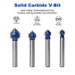 Twotrees Solid Carbide 90° V-Bit Set 4PCS