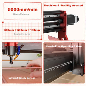 Twotrees TTC6050 CNC Router Machine - Second Image